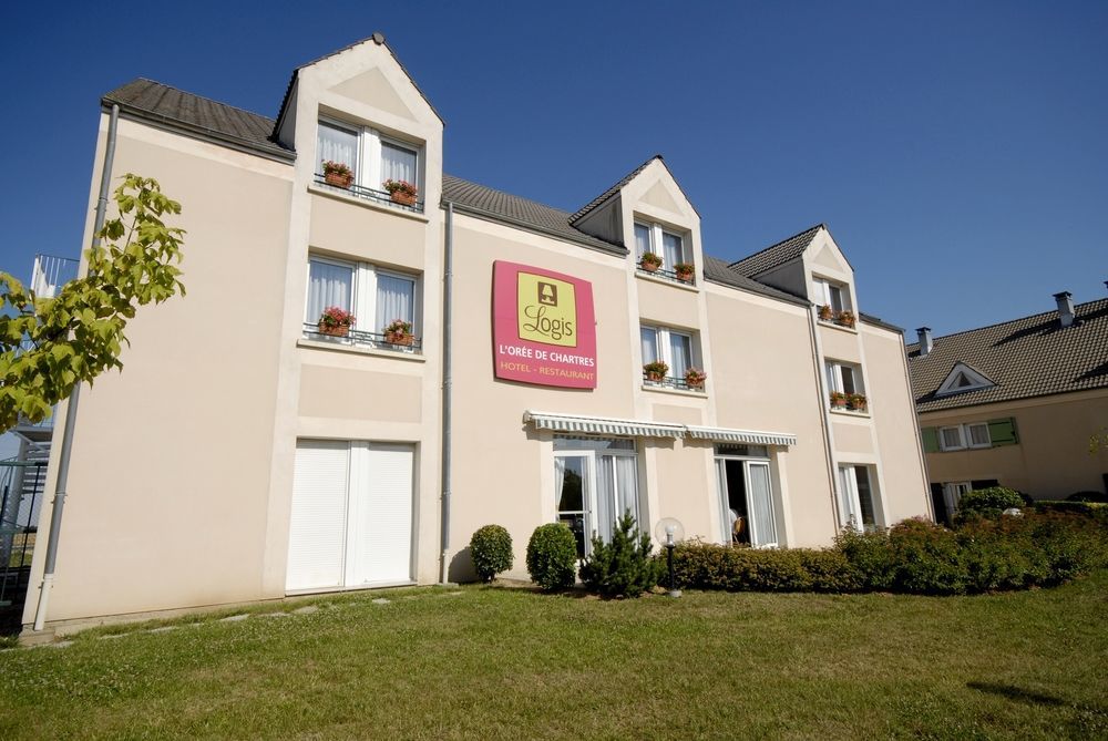 Logis Hotel L'Oree De Chartres - Barjouville Eksteriør bilde